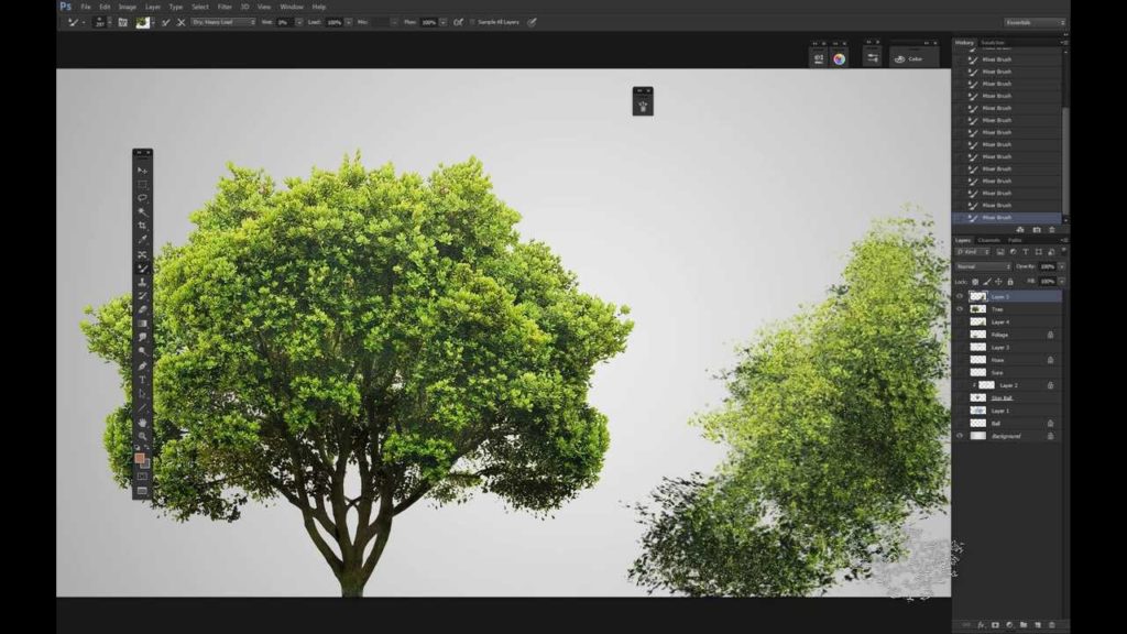 Photoshop Realistic Trees