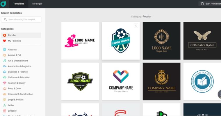 DesignEvo: Logo Craft Box with Many Templates