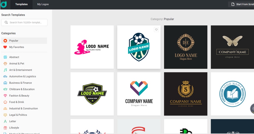DesignEvo: Logo Craft Box with Many Templates