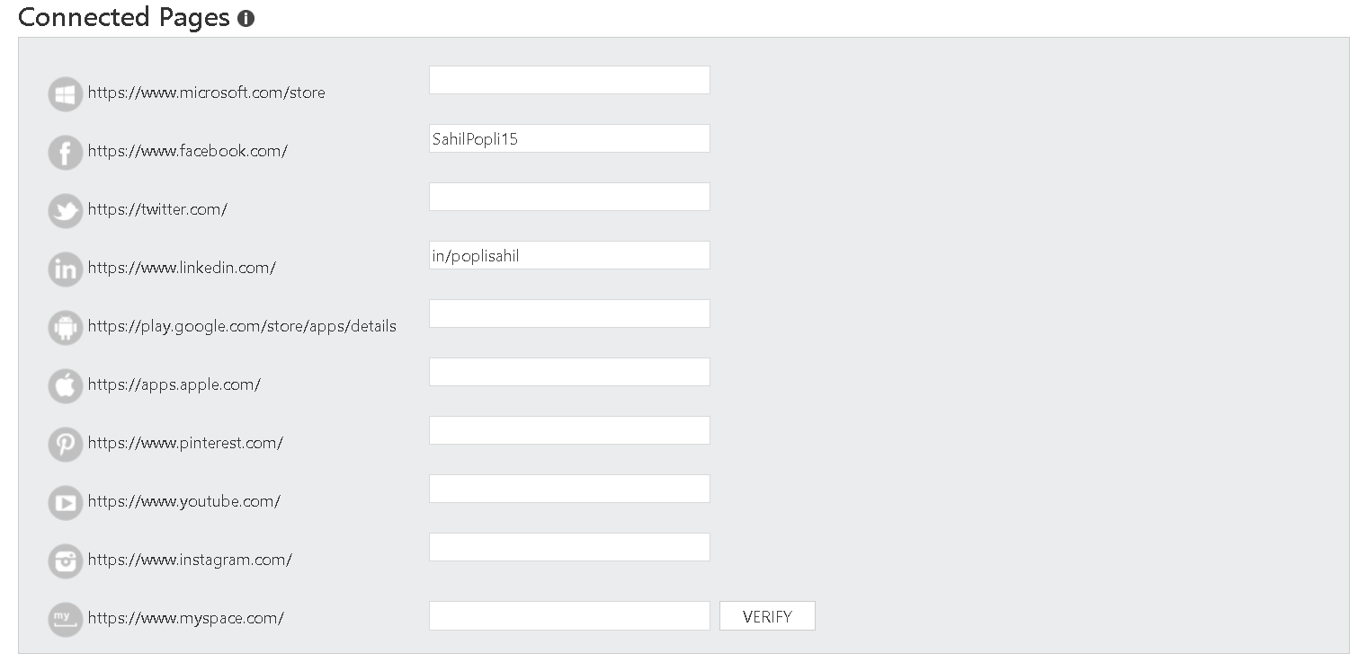 Conected Pages