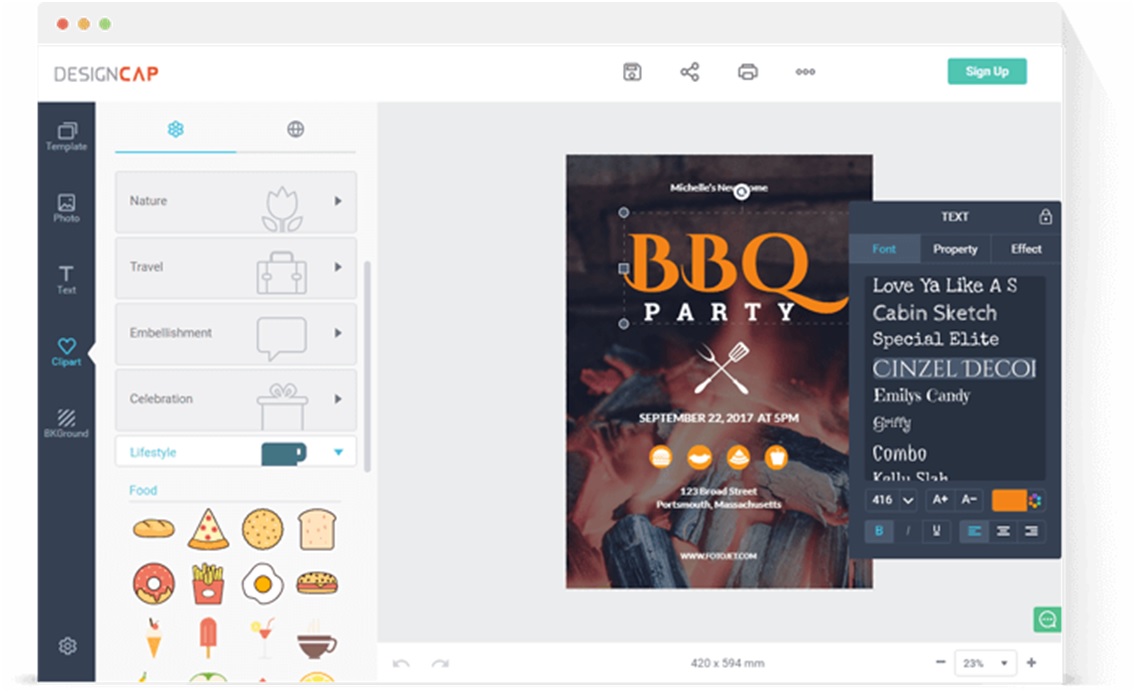 DesignCap image gallery