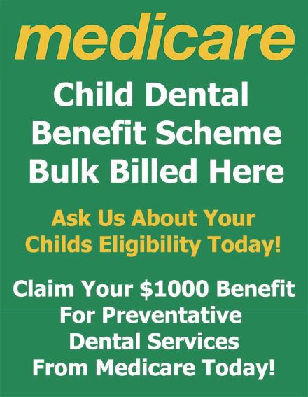 Child Dental Benefits Schedule