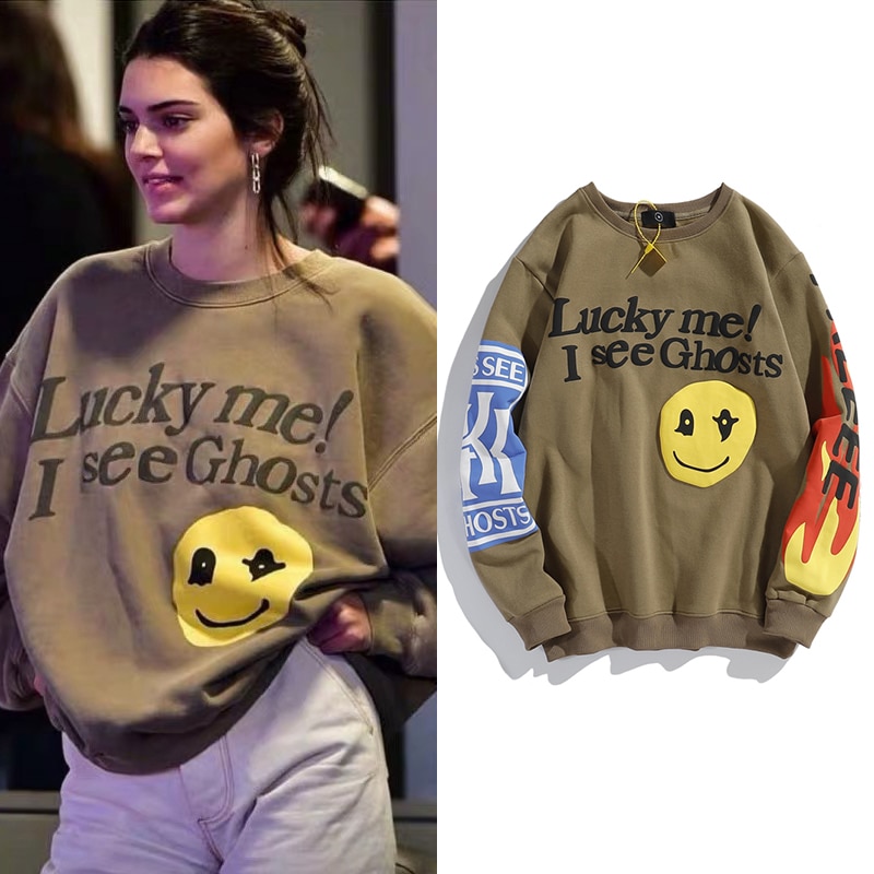 Lucky Me I See Ghosts Hoodie Real