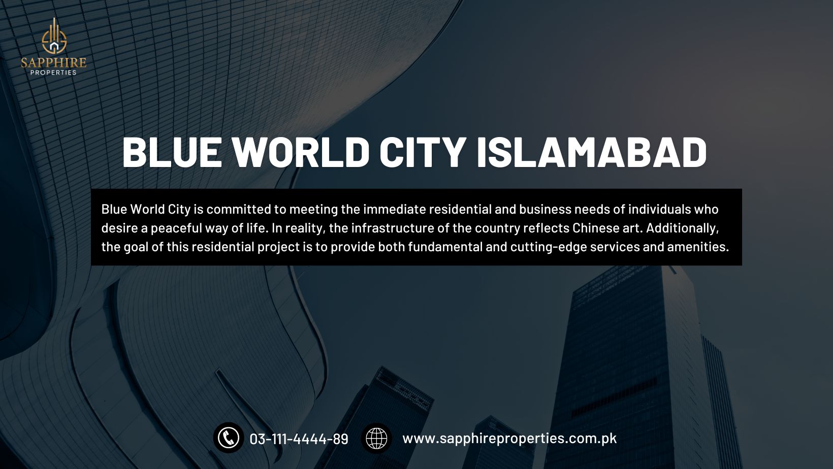 Blue World City Islamabad Latest Development Updates