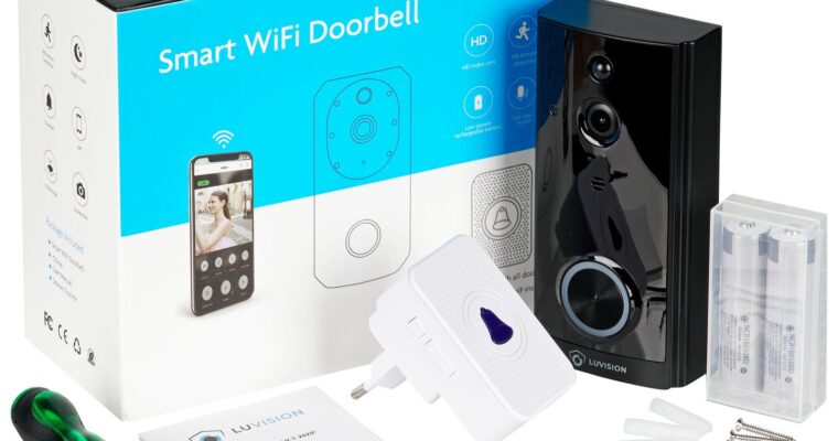 A home video intercom reduces household noise