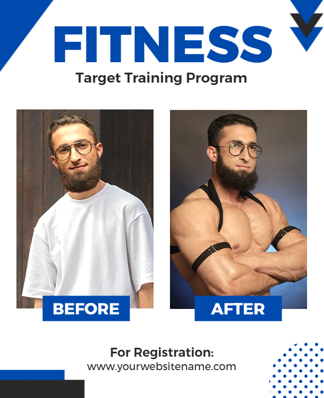 Body Transformation Challenge Flyer Template