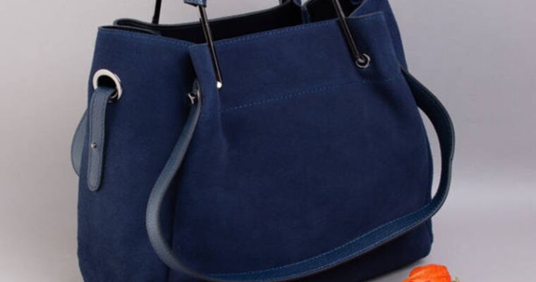 Navy Full Grain Leather Bag: The Epitome of Style and Durability