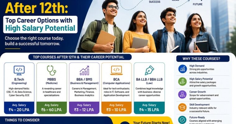 Best Courses After 12th: Top Career Options with High Salary Potential